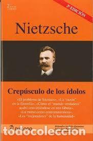 Libros: NIETZSCHE CREPUSCULO DE LOS IDOLOS - ARCHILES QUINTANA, ALEJANDRO
