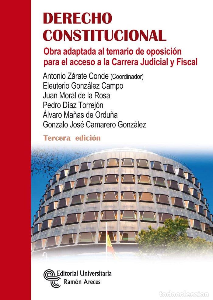 Livros: DERECHO CONSTITUCIONAL - CAMARERO GONZALEZ, GONZALO JOSE