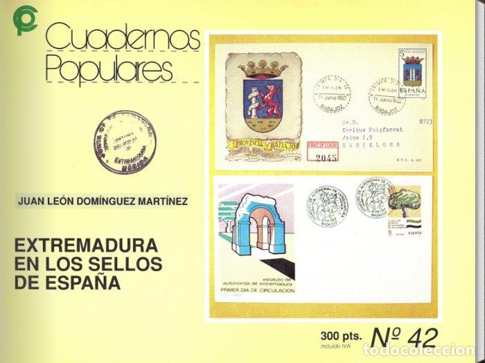 Livros: EXTREMADURA EN LOS SELLOS DE ESPA&Ntilde;A - DOMINGUEZ MARTINEZ, JUAN LEON