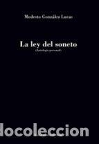 B&uuml;cher: LA LEY DEL SONETO - GONZALEZ LUCAS, MODESTO