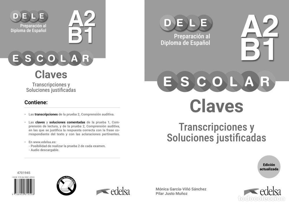 Livres: PREPARACION AL DELE ESCOLAR A2/B1 LIBRO DE CLAVES. EDICION - JUSTO MU&Ntilde;OZ, PILAR