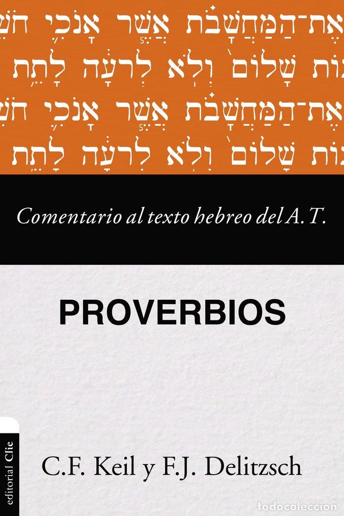 Libros: COMENTARIO TEXTO HEBRERO DEL ANTIGUO TESTAMENTO PROVERBIO - DELITZSCH, FRANZ JULIUS