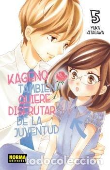 Libri: KAGENO TAMBIEN QUIERE DISFRUTAR DE LA JUVENTUD 5 - YUKA KITAGAWA