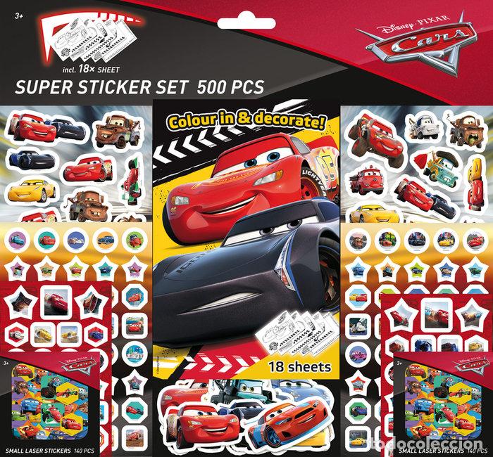 Libri: SUPER SET DE 500 PEGATINAS DE CARS 2 ED - AA.VV