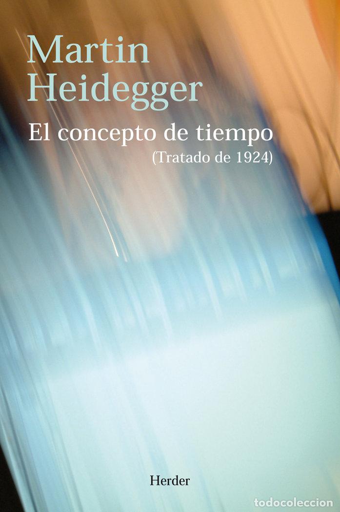 Livres: CONCEPTO DE TIEMPO,EL - HEIDEGGER, MARTIN