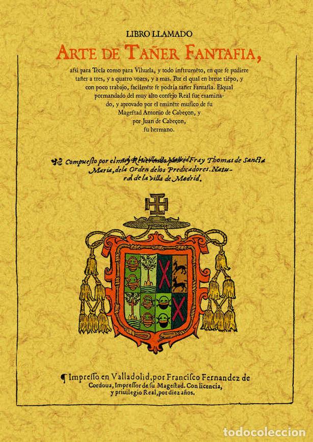 Livros: ARTE DE TA&Ntilde;ER FANTASIA - SANCTA MARIA, THOMAS DE