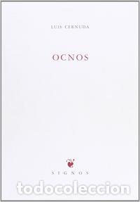 Livres: OCNOS - CERNUDA, LUIS