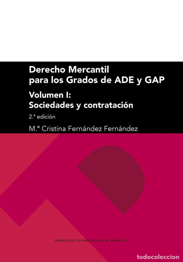 Livres: DERECHO MERCANTIL PARA LOS GRADOS DE ADE Y GAP - FERNANDEZ FERNANDEZ, M.&ordf; CRISTINA