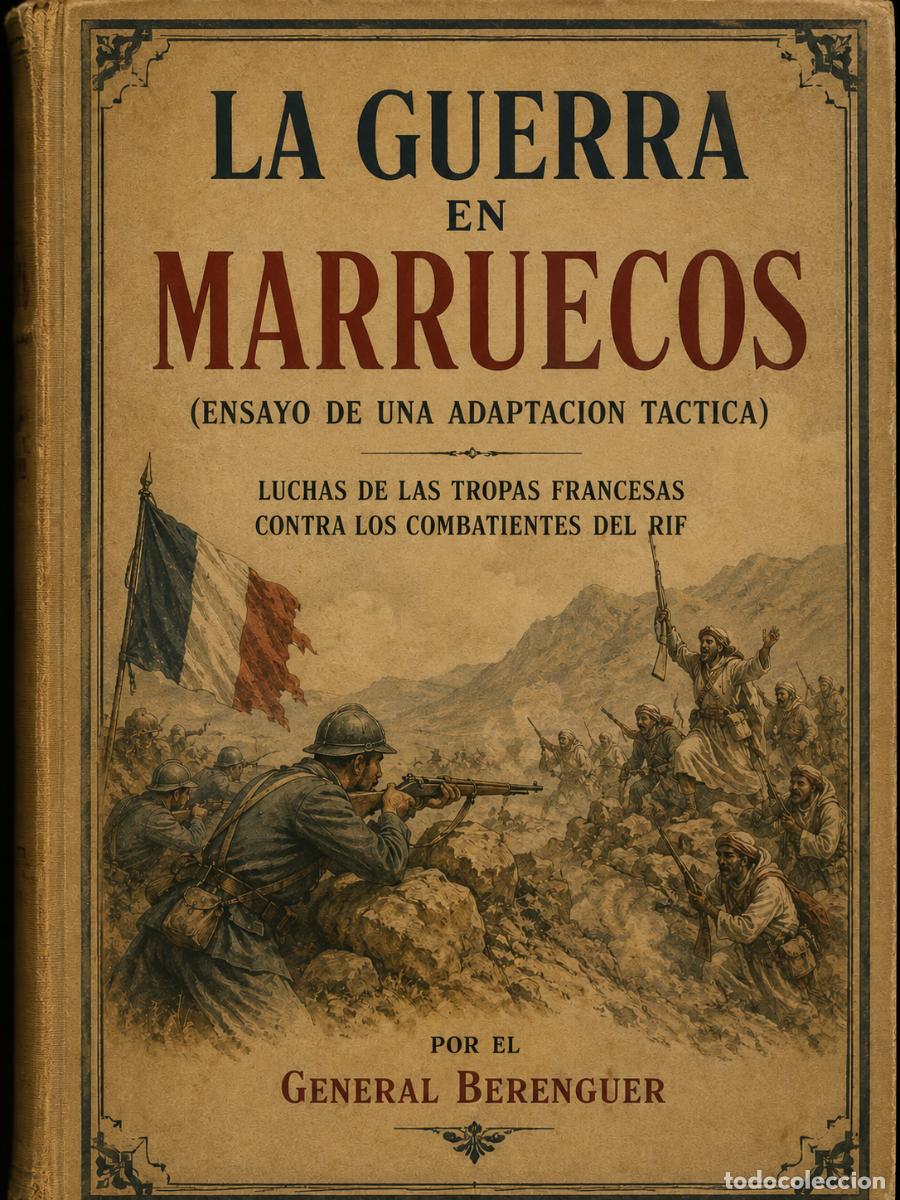 books: LA GUERRA EN MARRUECOS Ensayo de una adaptaci&oacute;n t&aacute;ctica. Luchas de las tropas francesas contra los c
