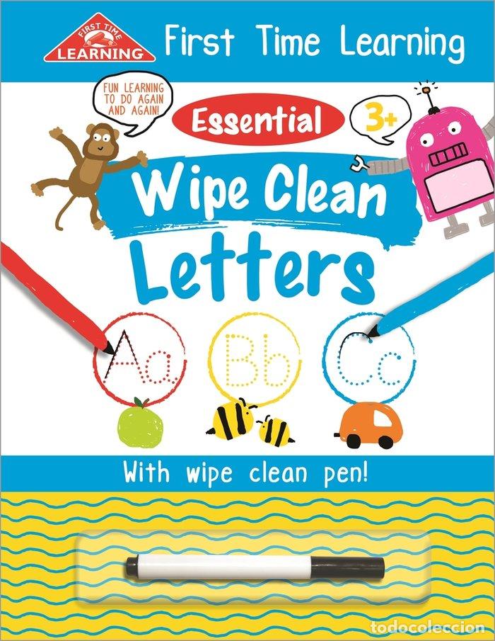 books: FIRST TIME LEARNING WIPE CLEAN LETTER - IGLOOBOOKS