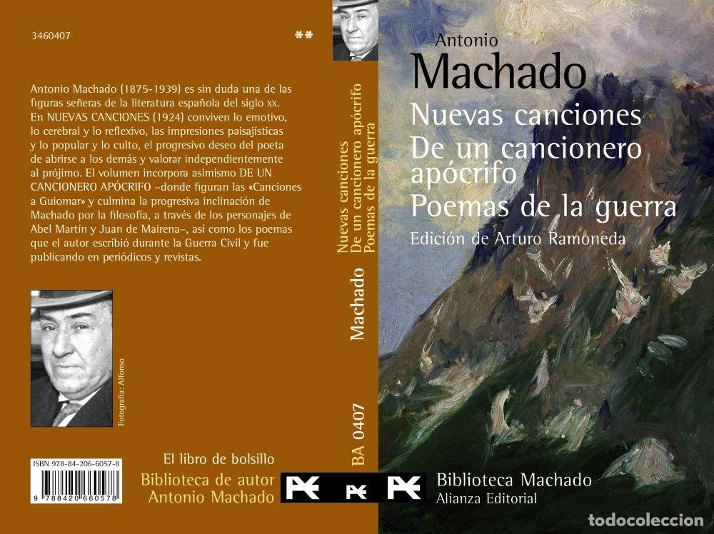 Livres: NUEVAS CANCIONES. DE UN CANCIONERO APOCRIFO - MACHADO ANTONIO