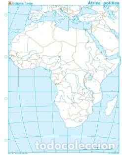 Libri: MAPA MUDO AFRICA POLITICO (100 UDS) - SIN AUTOR