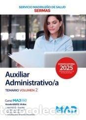 Libros: AUXILIAR ADMINISTRATIVO/A TEMARIO 2 SERVICIO MADRILE&Ntilde;O SERM - AA.VV