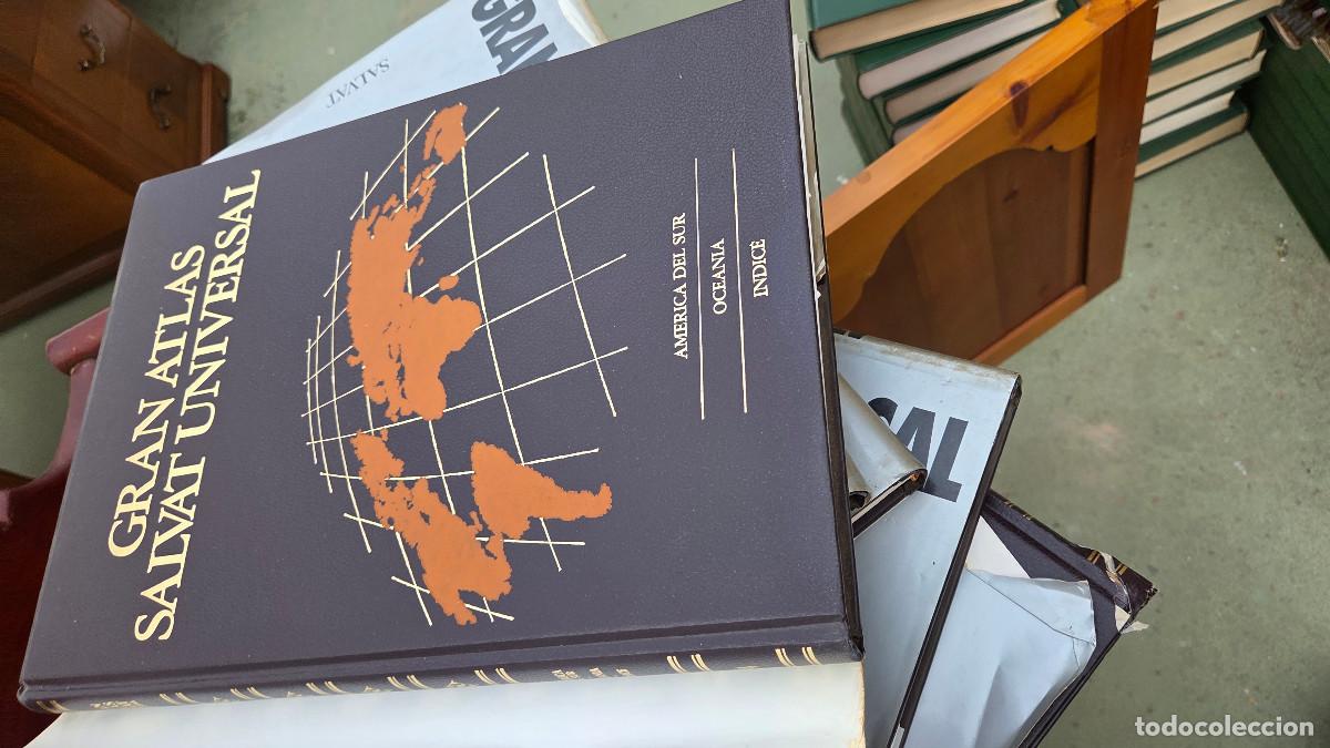 Libros: 4 tomos del gran atlas universal - Foto 7