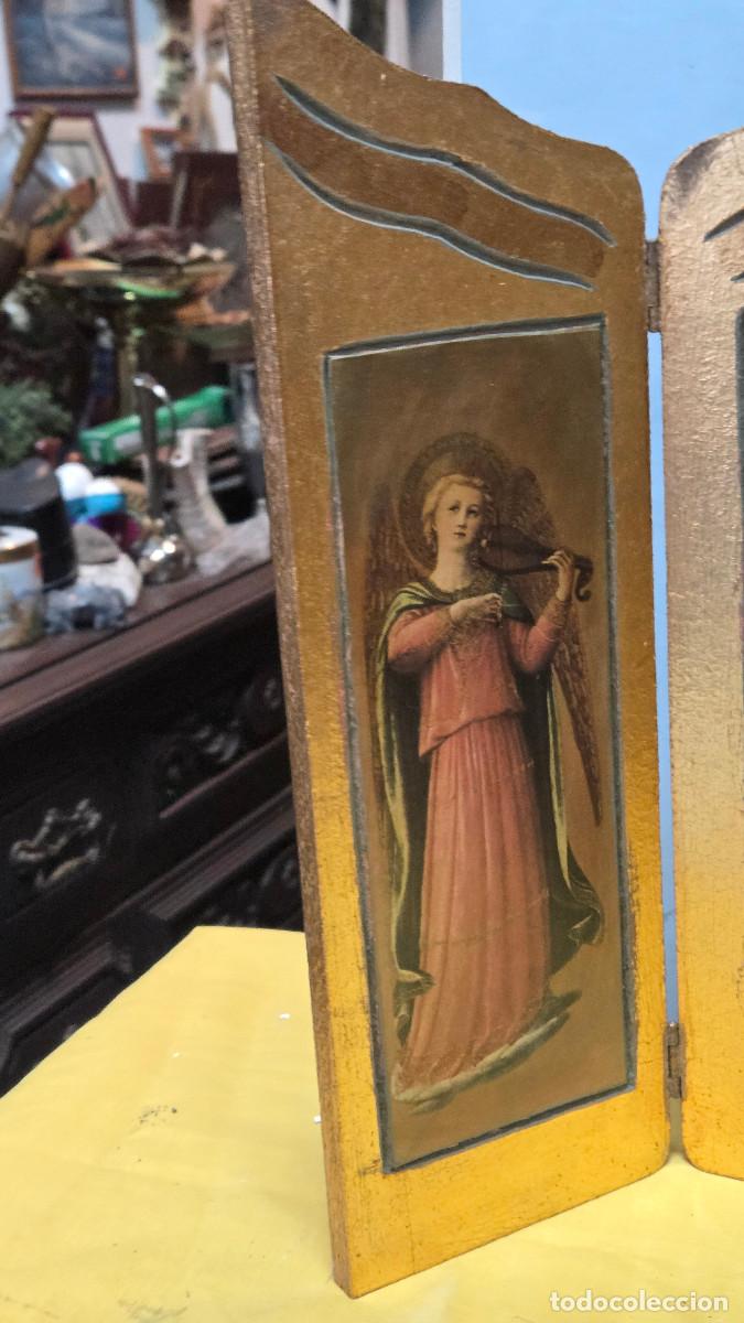 Libros: triptico religioso dorado - Foto 2