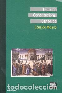 books: DERECHO CONSTITUCIONAL CANONICO - MOLANO, EDUARDO
