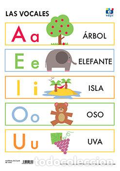 books: LAMINA A3 INFANTIL LAS VOCALES (42X29) ME GUSTA SABER - AA.VV