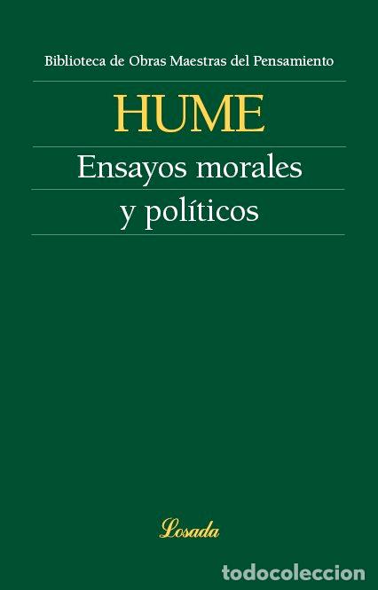 books: ENSAYOS MORALES Y POLITICOS - HUME, DAVID