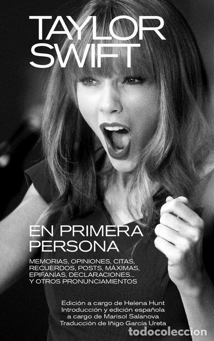 Livres: TAYLOR SWIFT EN PRIMERA PERSONA - HUNT, HELENA