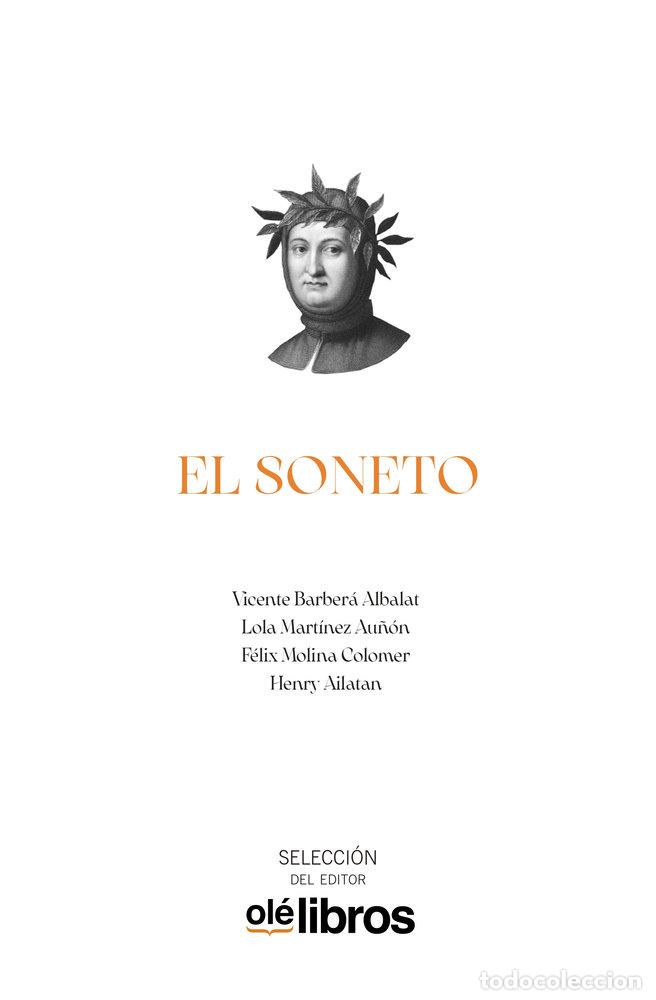Livros: EL SONETO - BARBERA ALBALAT, VICENTE