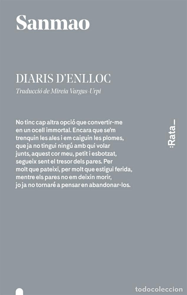 Livres: DIARIS DE FET CHE - SANMAO