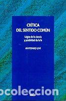 B&uuml;cher: CRITICA DEL SENTIDO COMUN - LIVI, ANTONIO