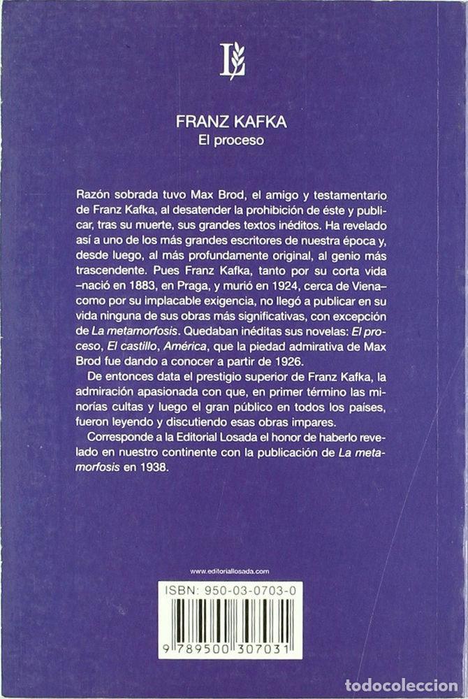 Libros: PROCESO - KAFKA FRANZ