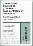 Livres: LIMITACIONES ABUSIVIDAD Y FRAUDES CONTRATACION DE SEGUROS - SANJUAN, ENRIQUE