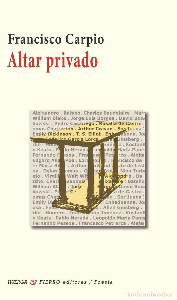 books: ALTAR PRIVADO - CARPIO OLMOS, FRANCISCO