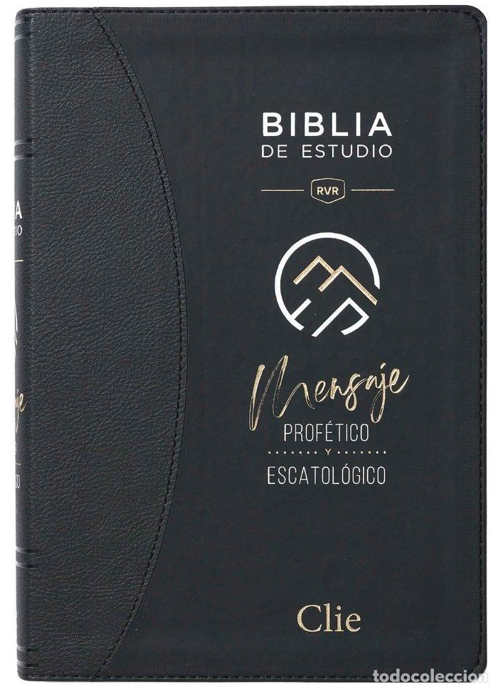 Libros: BIBLIA ESTUDIO MENSAJE PROFETICO ESCATOLOGICO NEGRO SIN IND - AA.VV