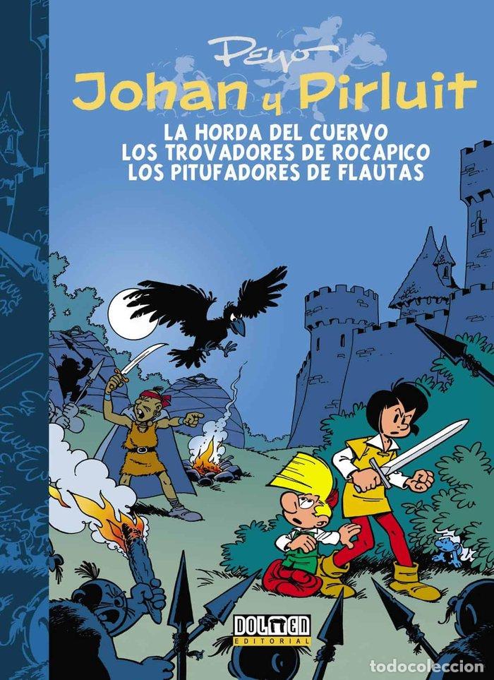 Libros: JOHAN Y PIRLUIT 6 LA HORDA DEL CUERVO TROVADORES DE ROCAPIT - PEYO