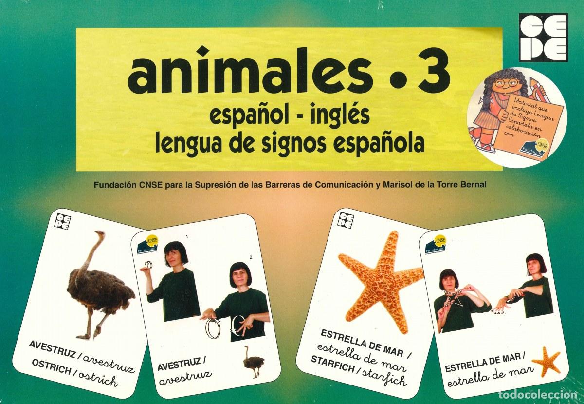 Livros: ANIMALES 3 ESPA&Ntilde;OL INGLES LENGUA DE SIGNOS ESPA&Ntilde;OLA - Varios autores