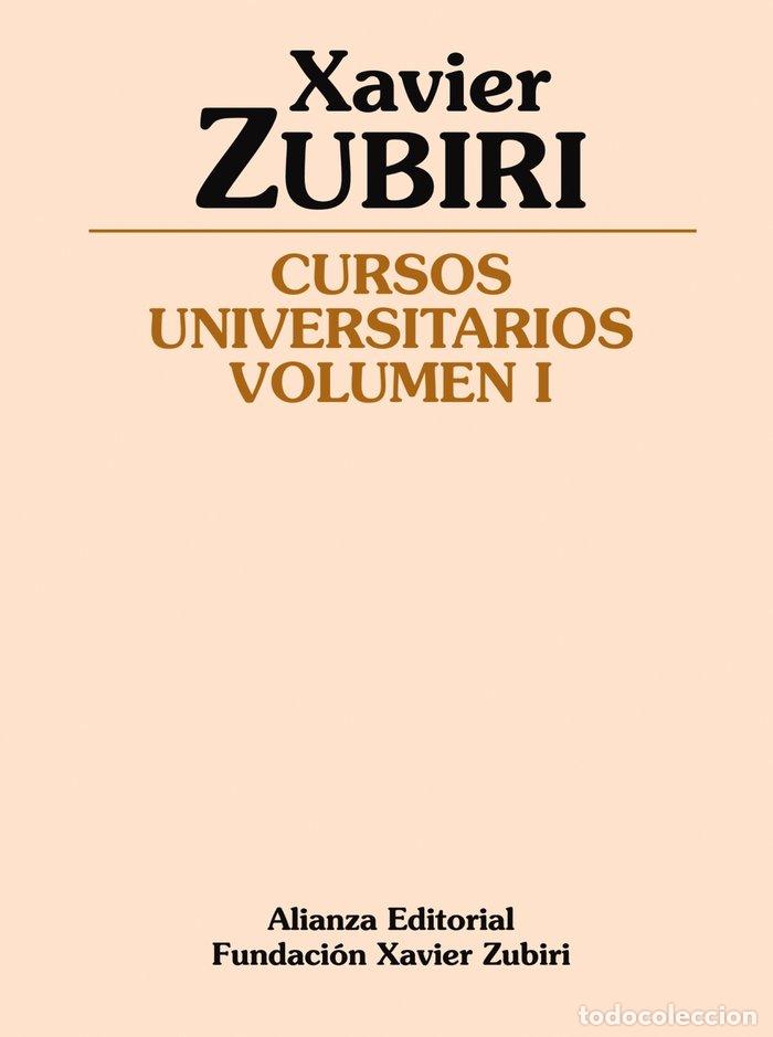B&uuml;cher: ALI CURSOS UNIVERSITARIOS VOL I - ZUBIRI XAVIER