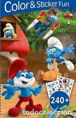 Libros: LOS PITUFOS COLOR & STICKER FUN - AA.VV