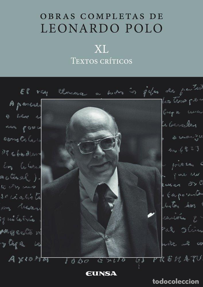 Libros: TEXTOS CRITICOS XL - POLO BARRENA, LEONARDO