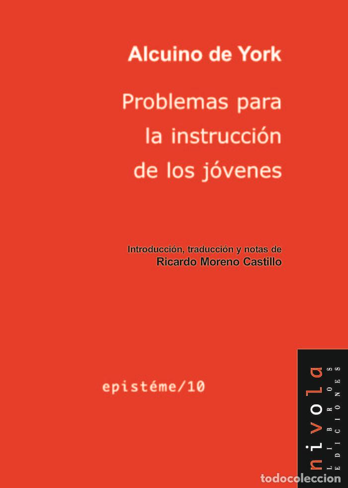 Livres: PROBLEMAS PARA LA INSTRUCCION DE LOS JOVENES - DE YORK, ALCUINO