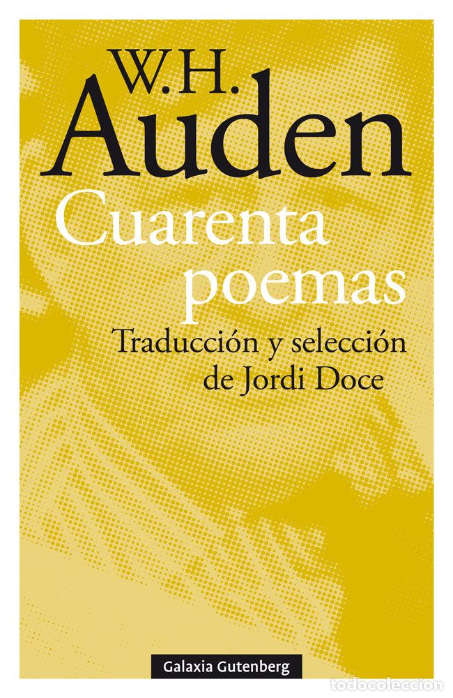books: CUARENTA POEMAS - AUDEN, W H