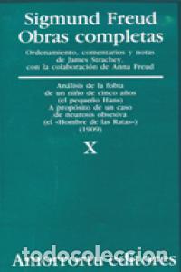 books: ANALISIS DE LA FOBIA DE UN NI&Ntilde;O DE 5 A&Ntilde;OS O.C.TOMO 10 - FREUD, SIGMUND