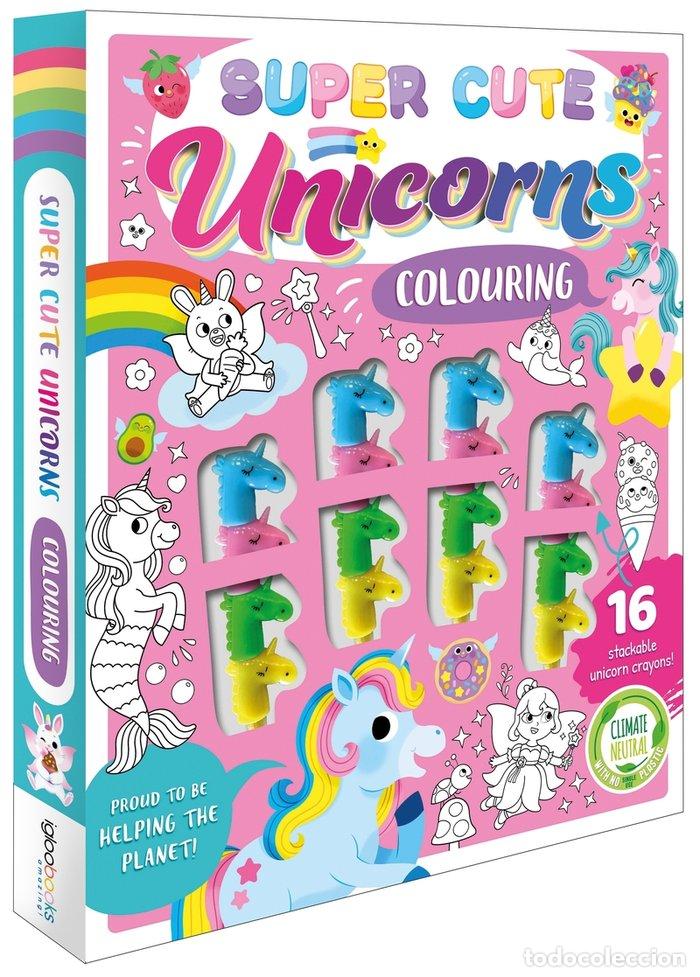 Libros: SUPER CUTE UNICORNS COLOURING - IGLOOBOOKS