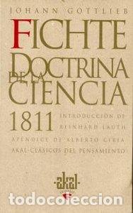Livres: DOCTRINA DE LA CIENCIA 1811 - GOTTLIEB JOHANNA
