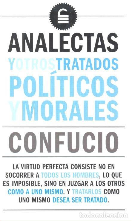 B&uuml;cher: ANALECTAS Y OTROS TRATADOS POLITICOS Y MORALES - CONFUCIO