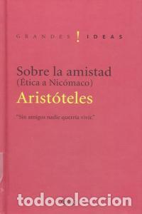 Libros: ARISTOTELES SOBRE LA AMISTAD - RIAZA PEREZ, FERNANDO