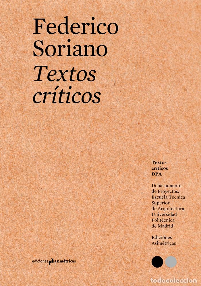 Libros: TEXTOS CRITICOS 13 - SORIANO, FEDERICO