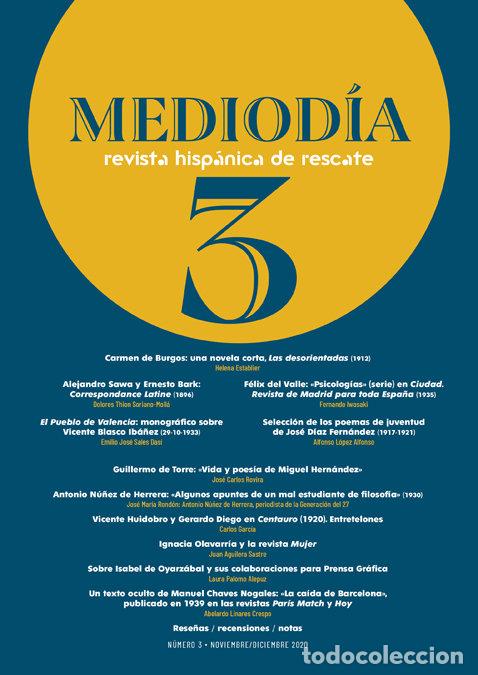 books: MEDIODIA 3 - MEDIODIA REVISTA HISPANICA DE RESCATE