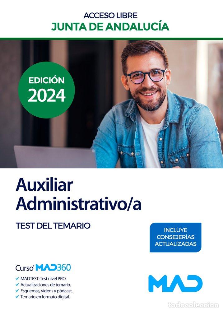 Livres: AUXILIAR ADMINISTRATIVO/A ACCESO LIBRE TEST JUNTA ANDALUCIA - AA.VV