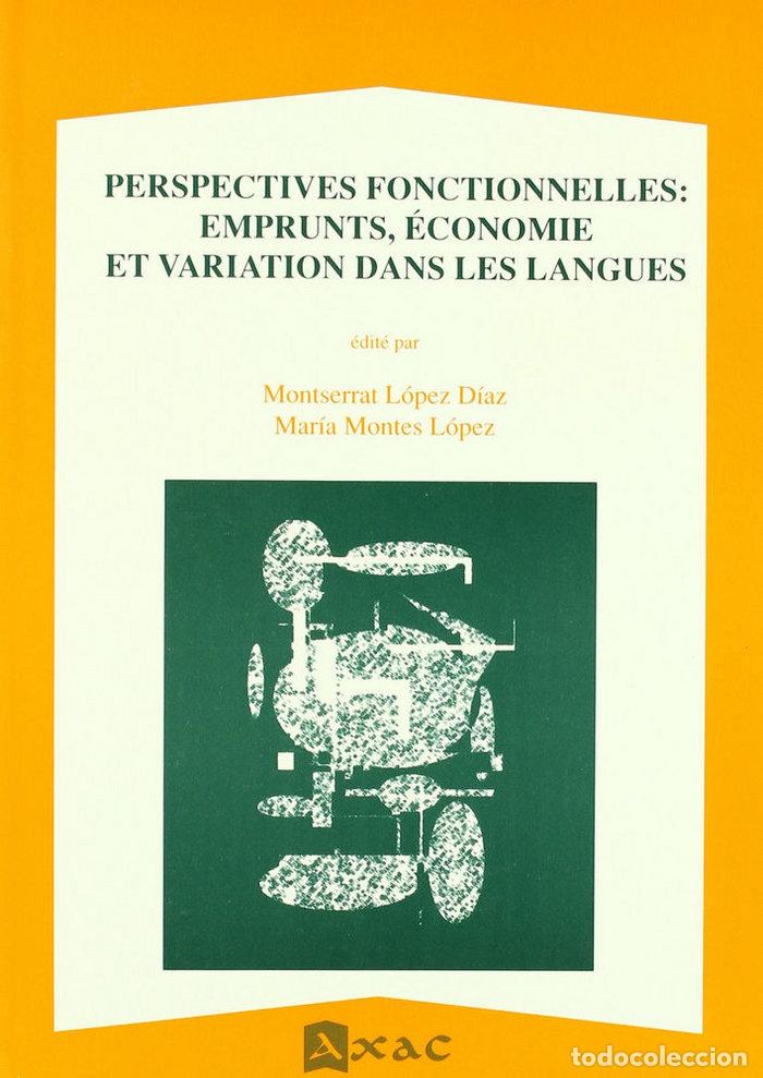Livros: PERSPECTIVES FONCTIONNELLES - LOPEZ DIAZ, MONTSERRAT