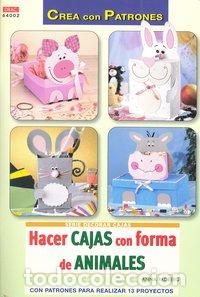 Libros: HACER CAJAS CON FORMA DE ANIMALES - PADBERG, ANNA
