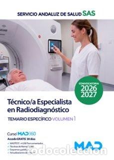 Livros: TECNICO/A ESPECIALISTA RADIODIAGNOSTICO TEMARIO 1 SERVICIO - AA.VV