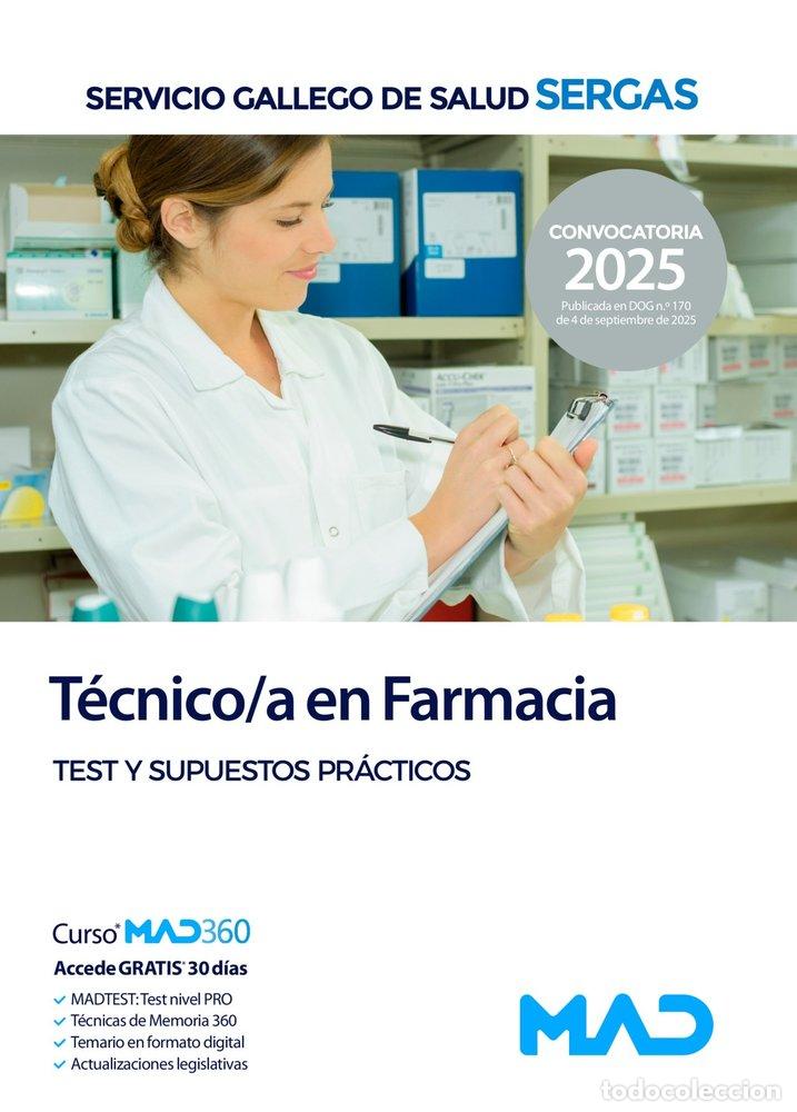 Libros: TECNICO/A FARMACIA TEST Y SUPUESTO PRACTICO GALLEGO SALUD S - AA.VV