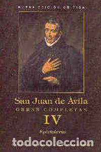 Libros: EPISTOLARIO OBRAS COMPLETAS VOL 4 - DE AVILA SAN JUAN
